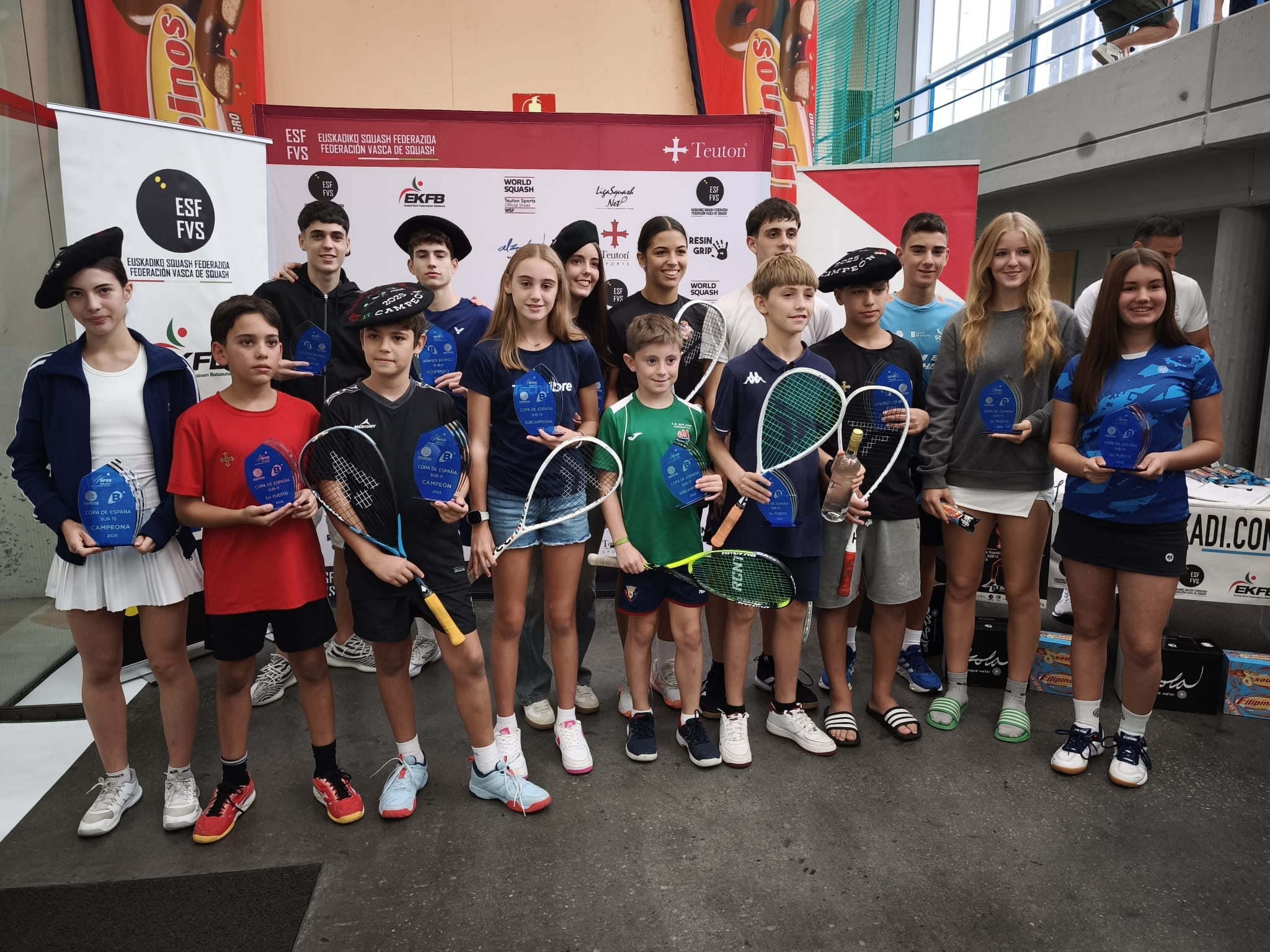 RESULTADOS: COPA DE ESPAÑA SUB11, SUB 15 Y SUB19 2025