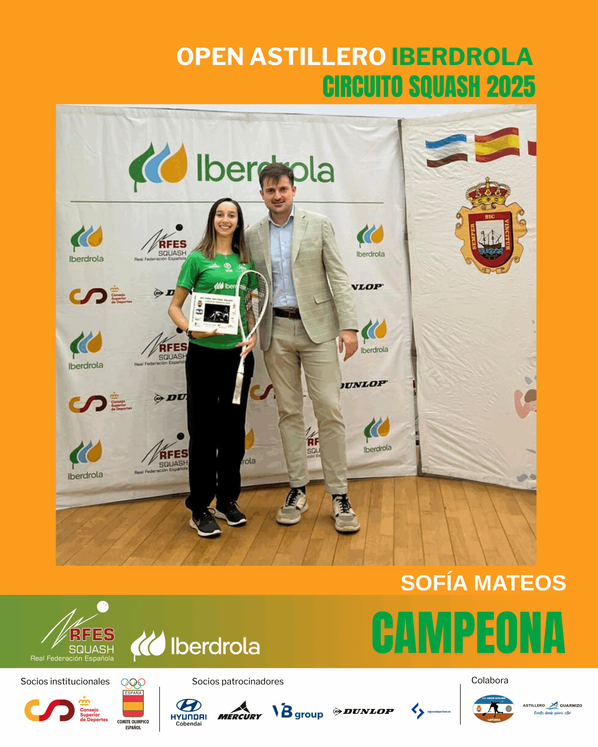 LA PRIMERA PRUEBA DEL CIRCUITO IBERDROLA CORONA A SOFÍA MATEOS