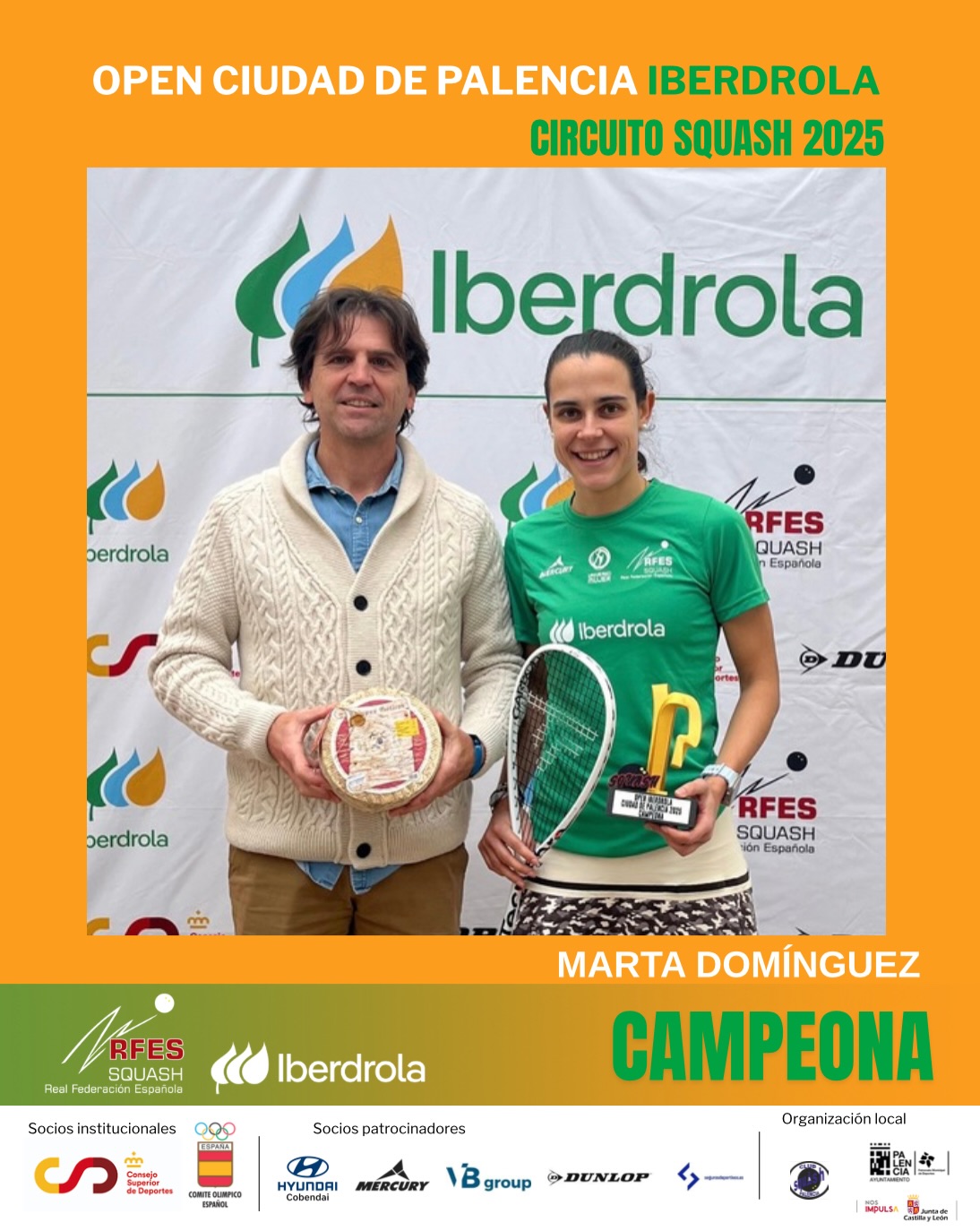 MARTA DOMÍNGUEZ SE ADJUDICA EL TÍTULO EN EL OPEN CIUDAD DE PALENCIA IBERDROLA