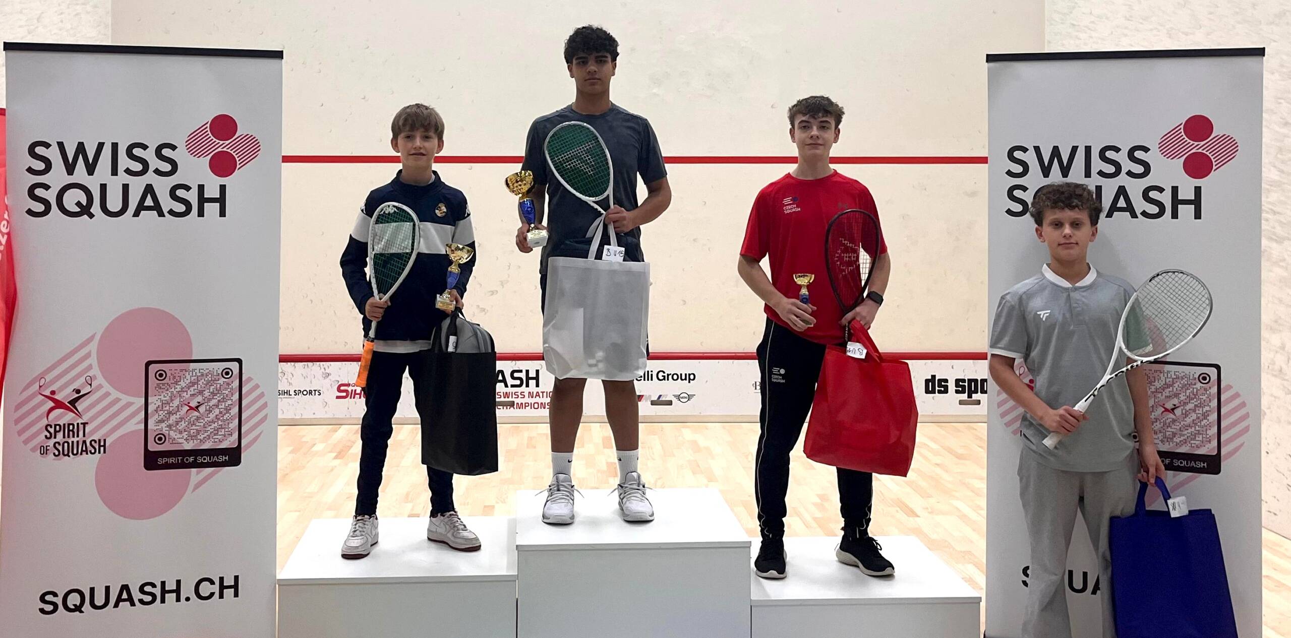 PODIO EN SUIZA PARA LOS CANARIOS RAFAEL RODRÍGUEZ Y DANILA MEDINA