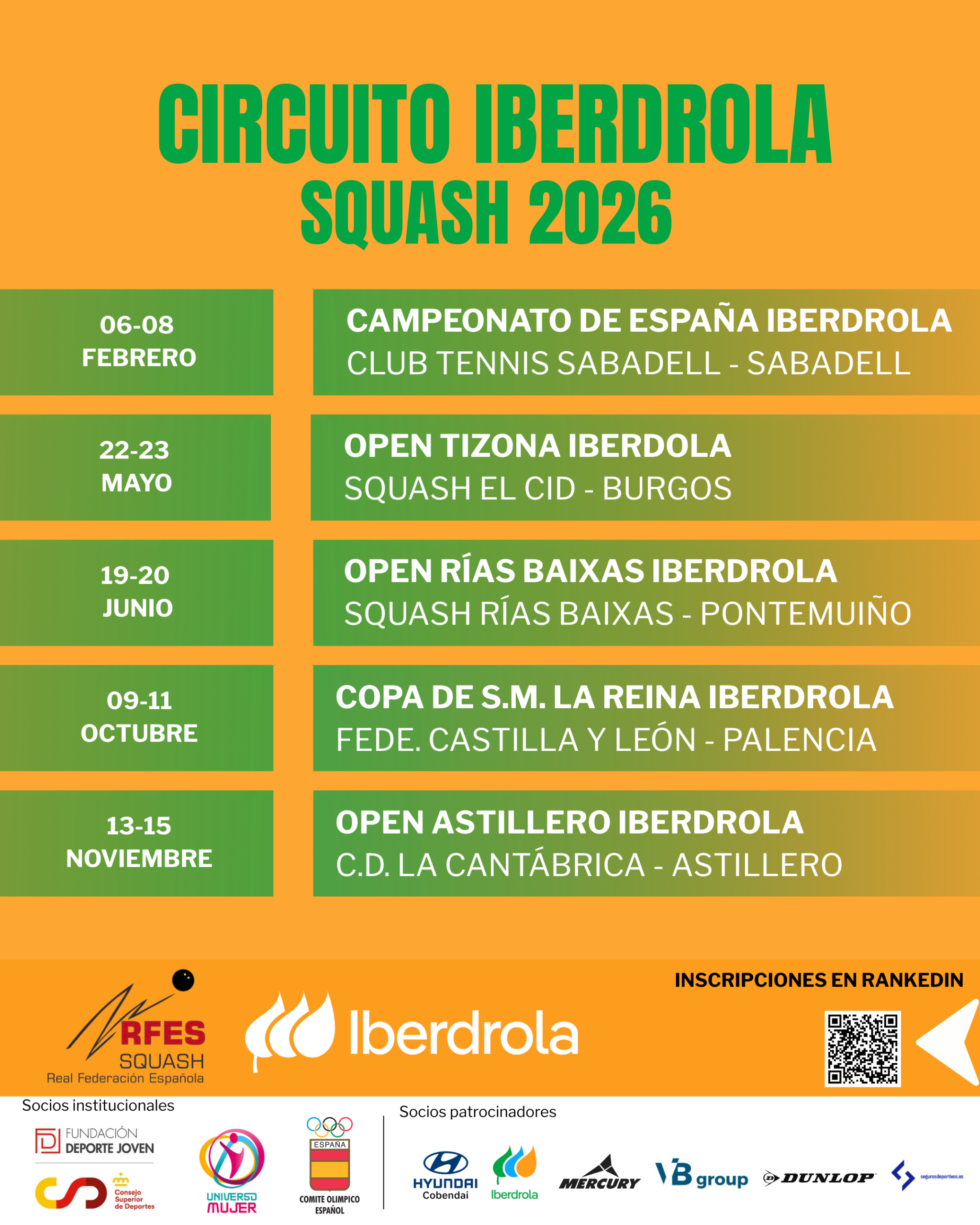 CIRCUITO IBERDROLA SQUASH 2026