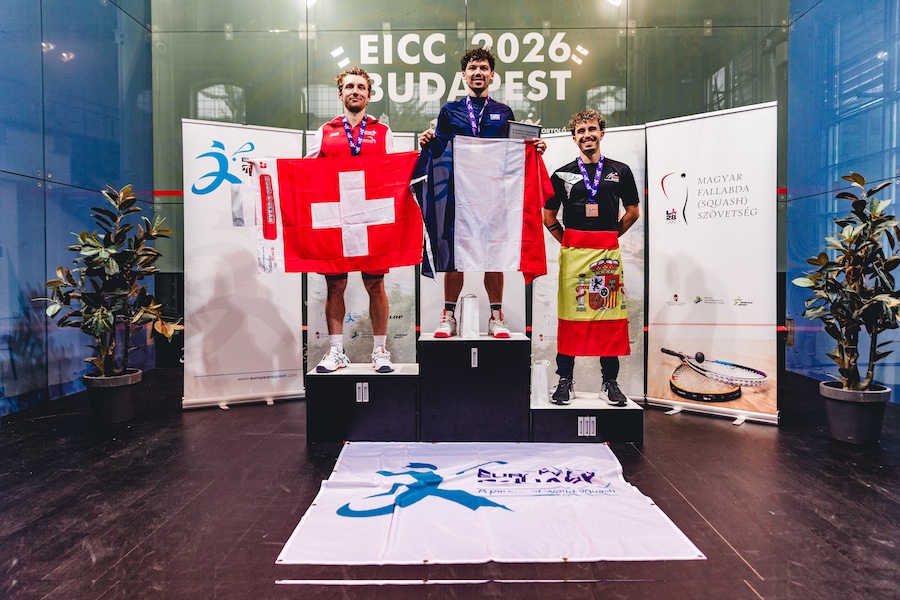 BRONCE PARA IVÁN PÉREZ EN UN EUROPEO HISTÓRICO PARA EL SQUASH ESPAÑOL