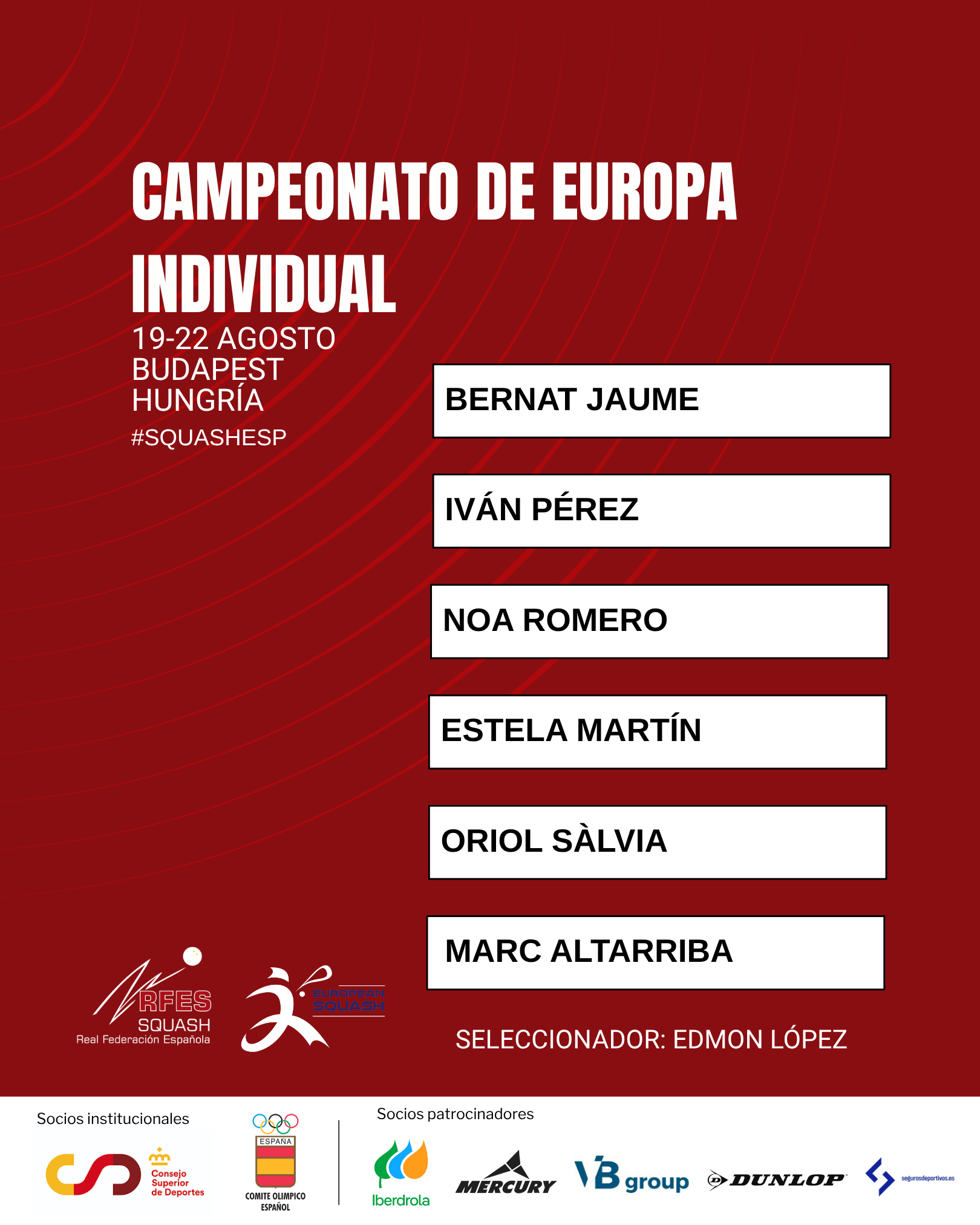 PREVIA: CAMPEONATO DE EUROPA INDIVIDUAL 2026