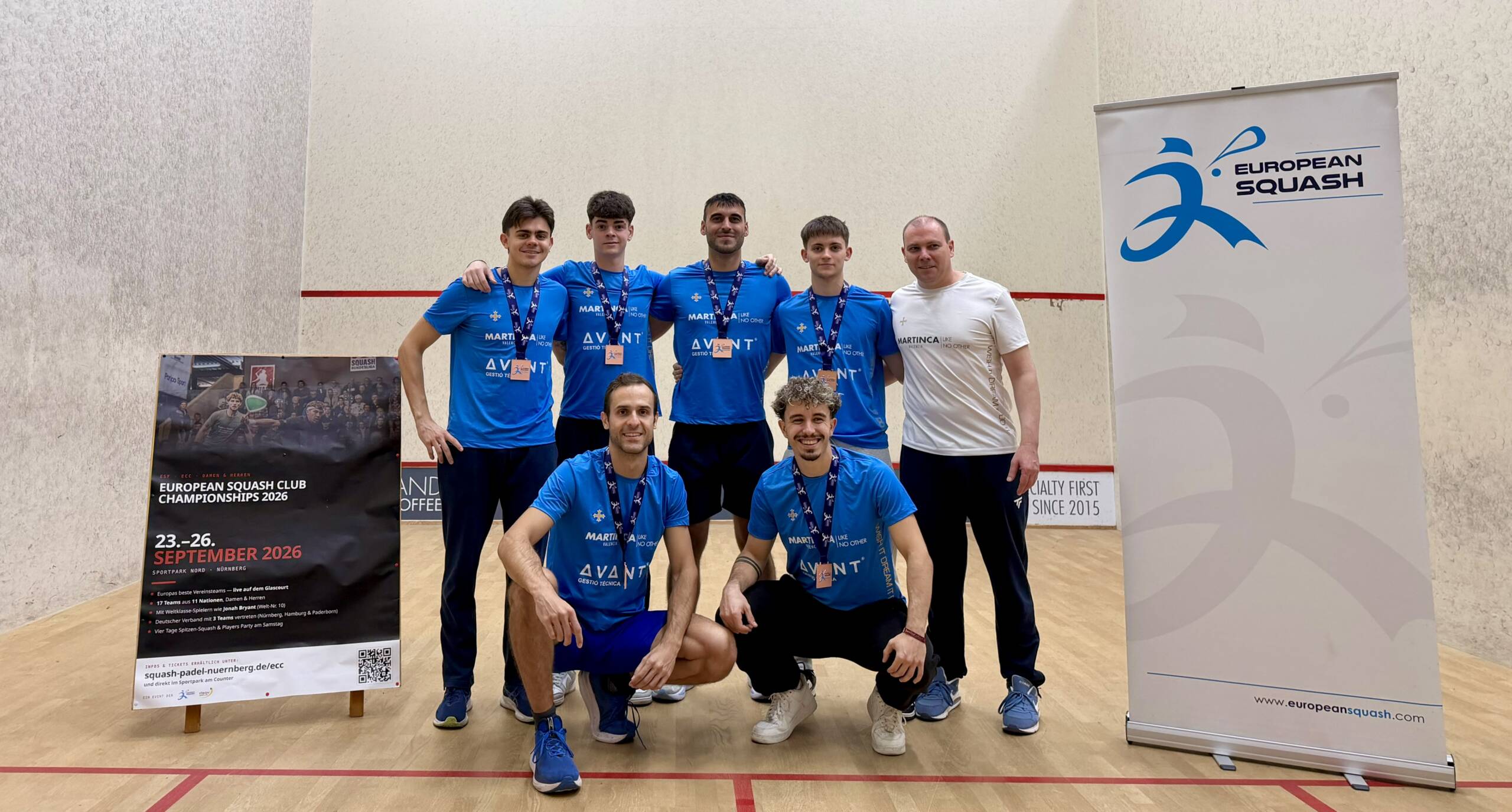BRONCE EUROPEO PARA EL CLUB SQUASH ALGEMESÍ